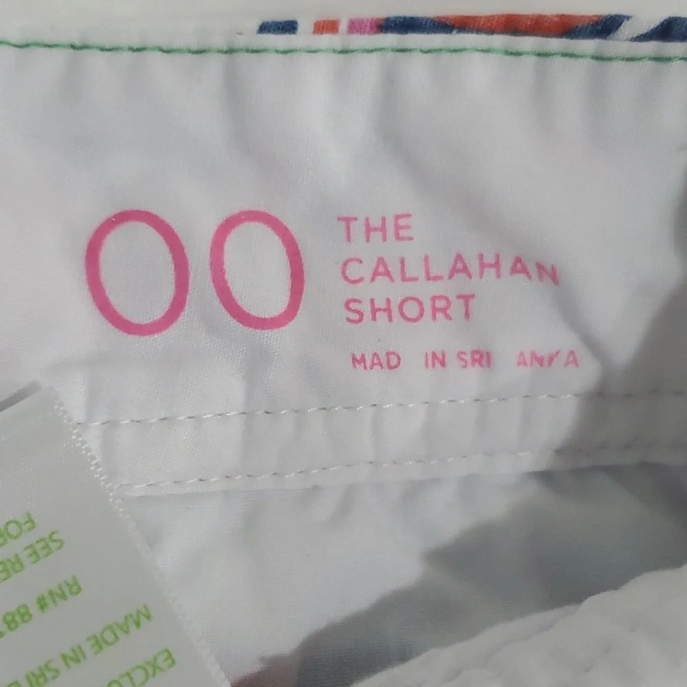 Lily Pulitzer The Callahan Shorts Gillty Print Size 00 - Picture 6 of 7